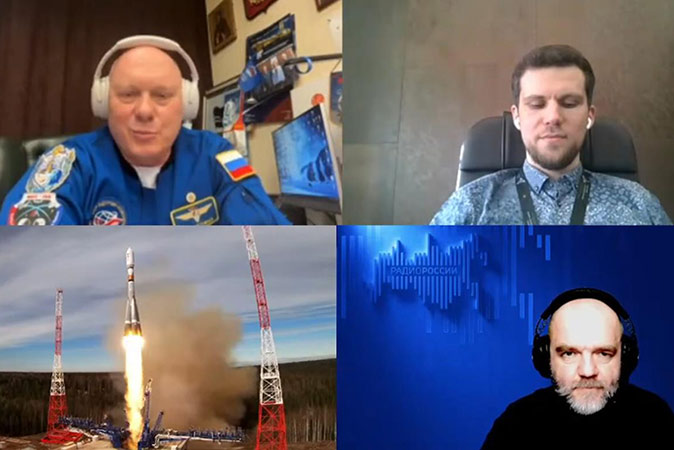В гостях у Российского радиоуниверситета Герой России, лётчик-космонавт, Президент Общероссийской общественной организации «АМКОС» Артемьев Олег Германович.